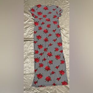 Bobbie Brooks Red Floral Dress